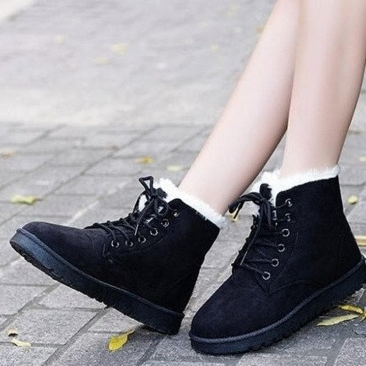 Matilda's Cozy Lace-Up Ankle Boots