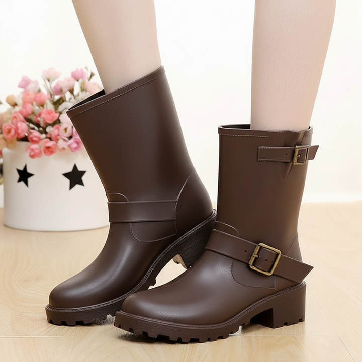 Matilda's Mid-Calf Street Style Buckle Boots