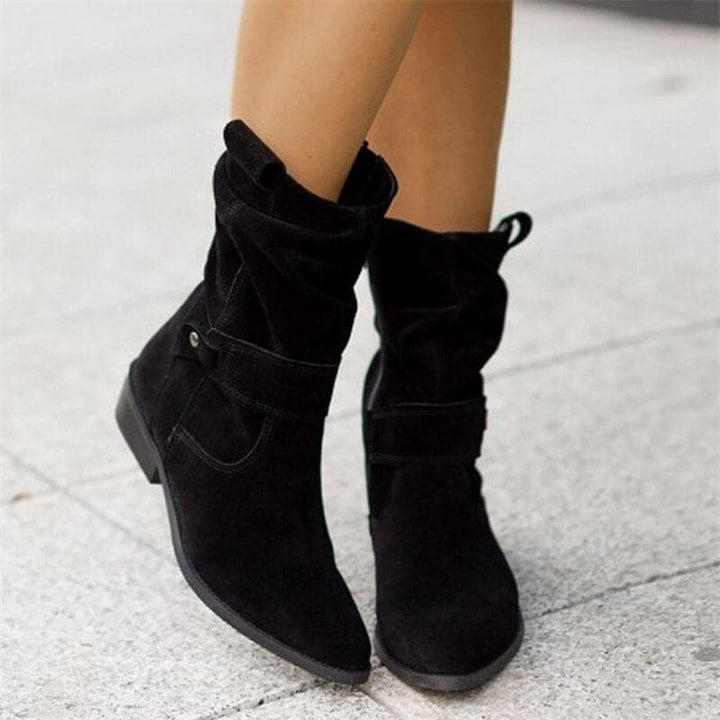 Matilda's Relaxed Fit Slouchy Mid-Calf Boots