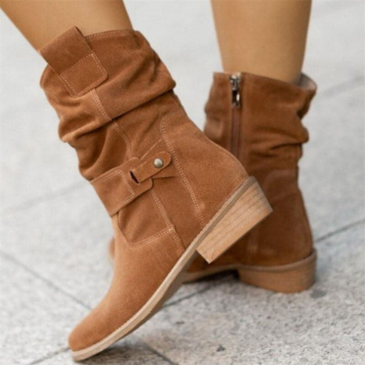 Matilda's Relaxed Fit Slouchy Mid-Calf Boots