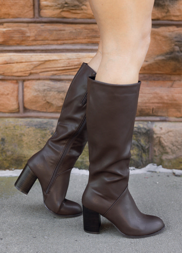 Matilda's Block-Heel Knee Boots