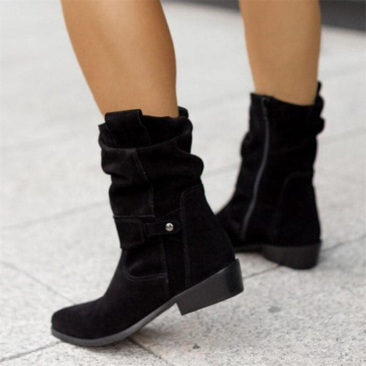 Matilda's Relaxed Fit Slouchy Mid-Calf Boots