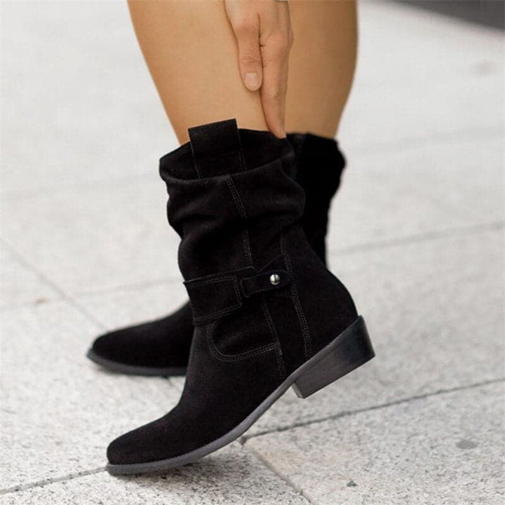 Matilda's Relaxed Fit Slouchy Mid-Calf Boots