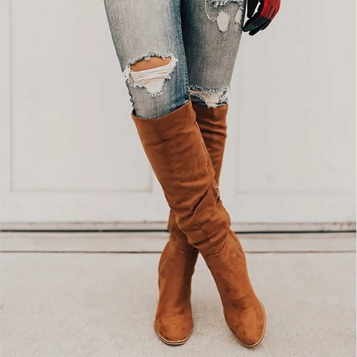 Matilda's Classic Suede Knee-High Boots