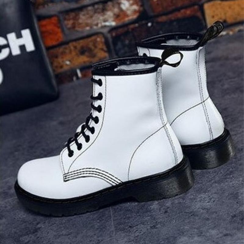 Matilda's High-Ankle Leather Lace-Up Boots