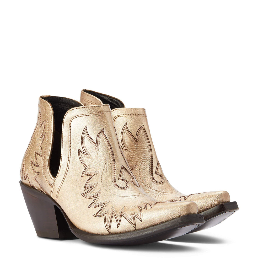 Matilda's Boho Western Embroidered Ankle Boots