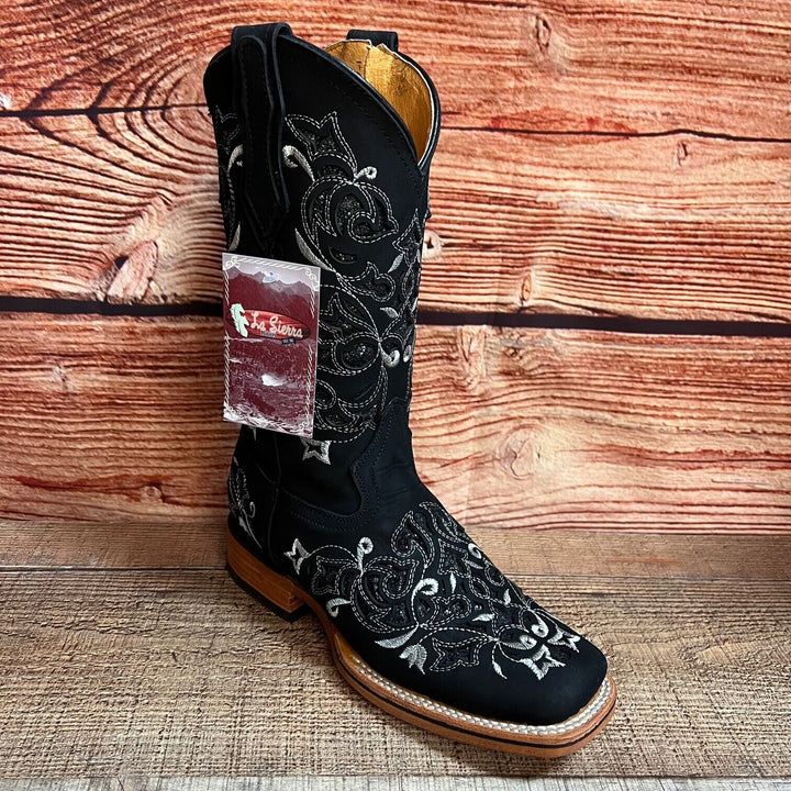 Matilda's Western Rodeo Square Toe Glitter Inlay