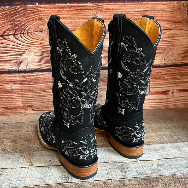 Matilda's Western Rodeo Square Toe Glitter Inlay